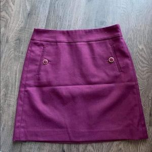 Plum skirt from Loft